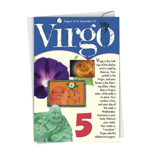 Virgo Birthday Card by NobleWorks