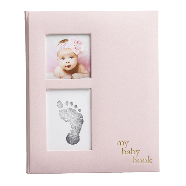 Linen Baby Book