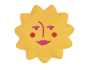 Golden Girl Throw Pillow from ban.do through Lifeguard Press