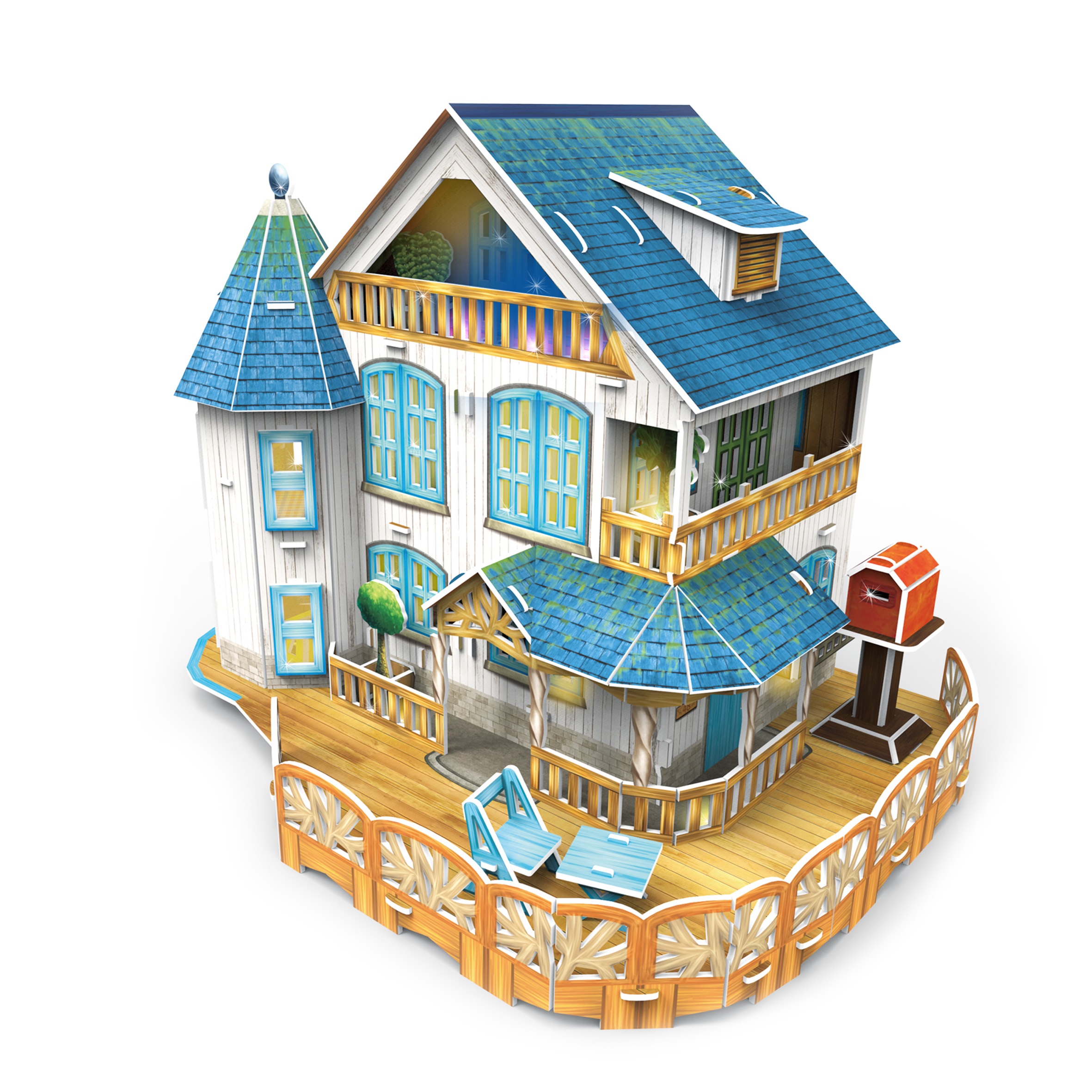 Rulla Villa Dollhouse Puzzle 
															/ 3D Puzzle Place							