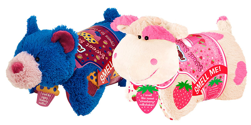 strawberry cow pillow pet