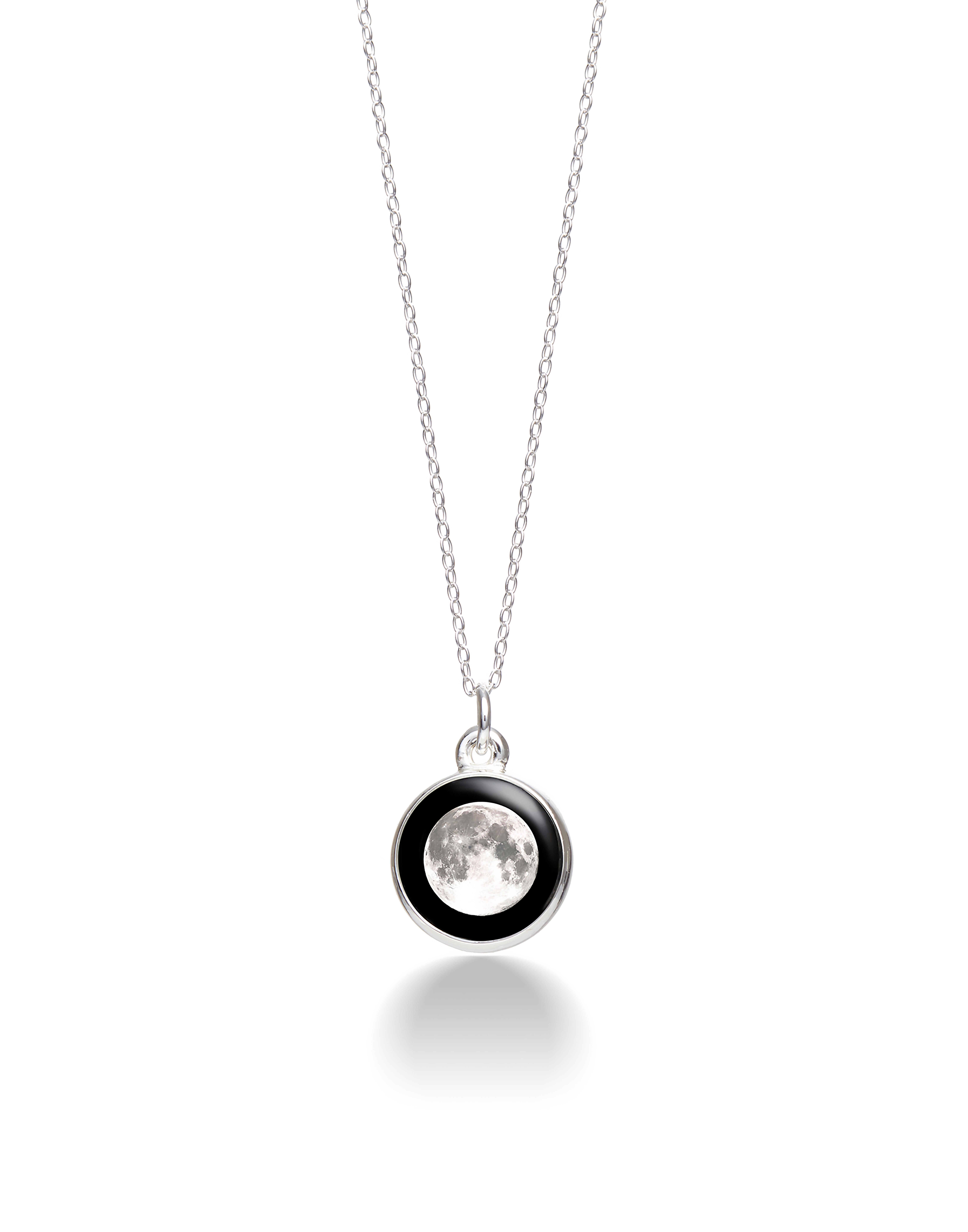 Moonlight Meteor Necklace in Silver