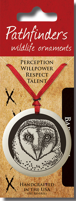 Touchstone Owl ornament 
															/ Touchstone Distributing							