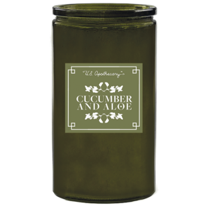 U.S. Apothecary Cucumber & Aloe Candle from K. Hall Studio