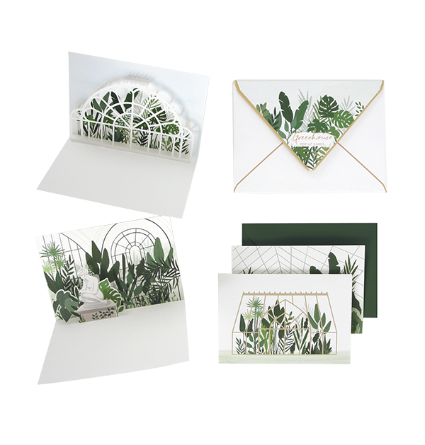 Greenhouse Pop-up Cards 
															/ UWP Luxe							