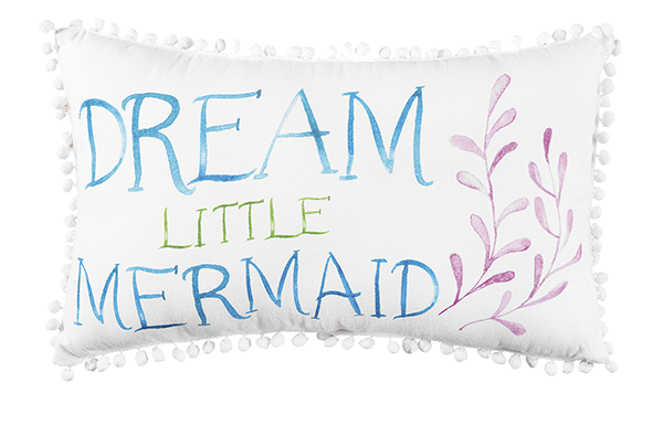 Dream Little Mermaid Pillow 
															/ C&F Home							