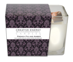 French Fig and Amber Candle from Creative Energy Candles