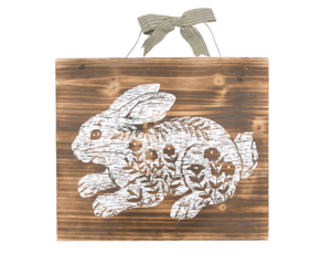 Etched Rabbit Wall Art from Gallerie II