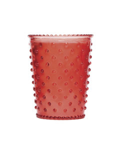 Simpatico Watermelon Basil Hobnail Candle from K. Hall Studio
