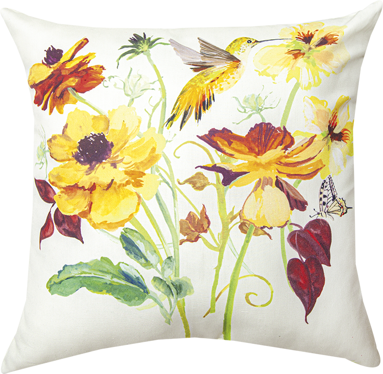 Summer Sips Fall Pillow and Throw by Martha Collins 
															/ Manual Woodworkers & Weavers							