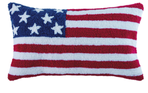 Fabric Flag Pillow from Transpac