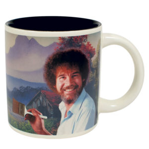 Bob Ross Self-Painting Mug from Unemployed Philosophers Guild