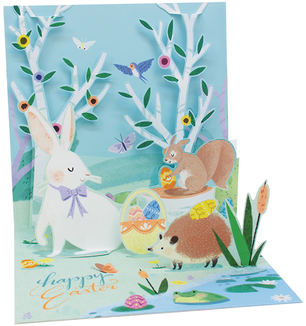 Easter Meadow Pop-up Card 
															/ Up With Paper							