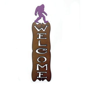 Welcome Big Foot Sign from Whimsies