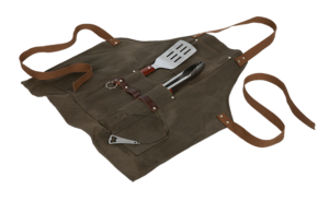 BBQ Apron with tools and bottle opener from PicnicTime