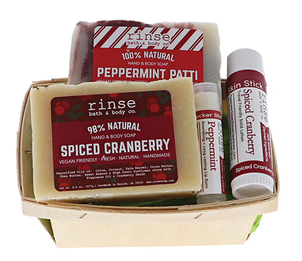 Peppermint & Cranberry Gift Bundle 
															/ Rinse Bath & Body							
