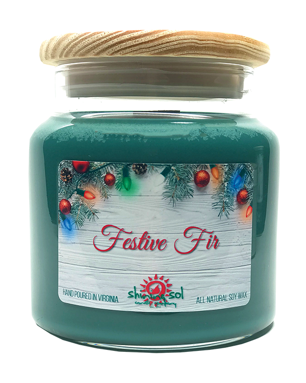 Festive Fir Candle 
															/ Shining Sol Candle Company							