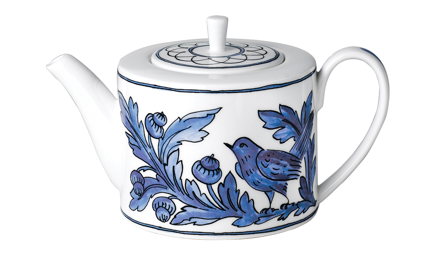 Molly Hatch Heritage Bluebird Teapot 
															/ Moderne Press							