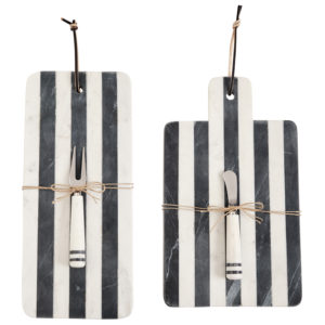 Striped Marble Board Sets from Mud Pie