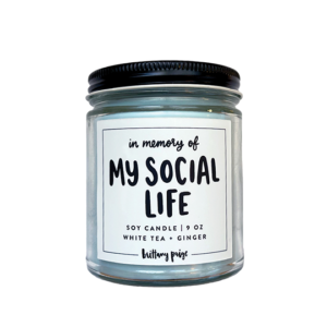 My Social Life Candle from Brittany Paige