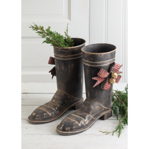 Set of Two Santa Boots from CTW Home Collection
