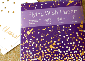 Champagne Wishing Kit from Flying Wish Paper