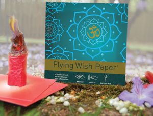 Golden Om Wishing Activity Kit from Flying Wish Paper