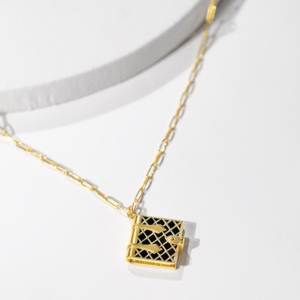 Book Charm Locket from Fortune & Frame