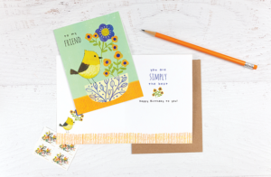 Bird Friend Card by Gina B. Design