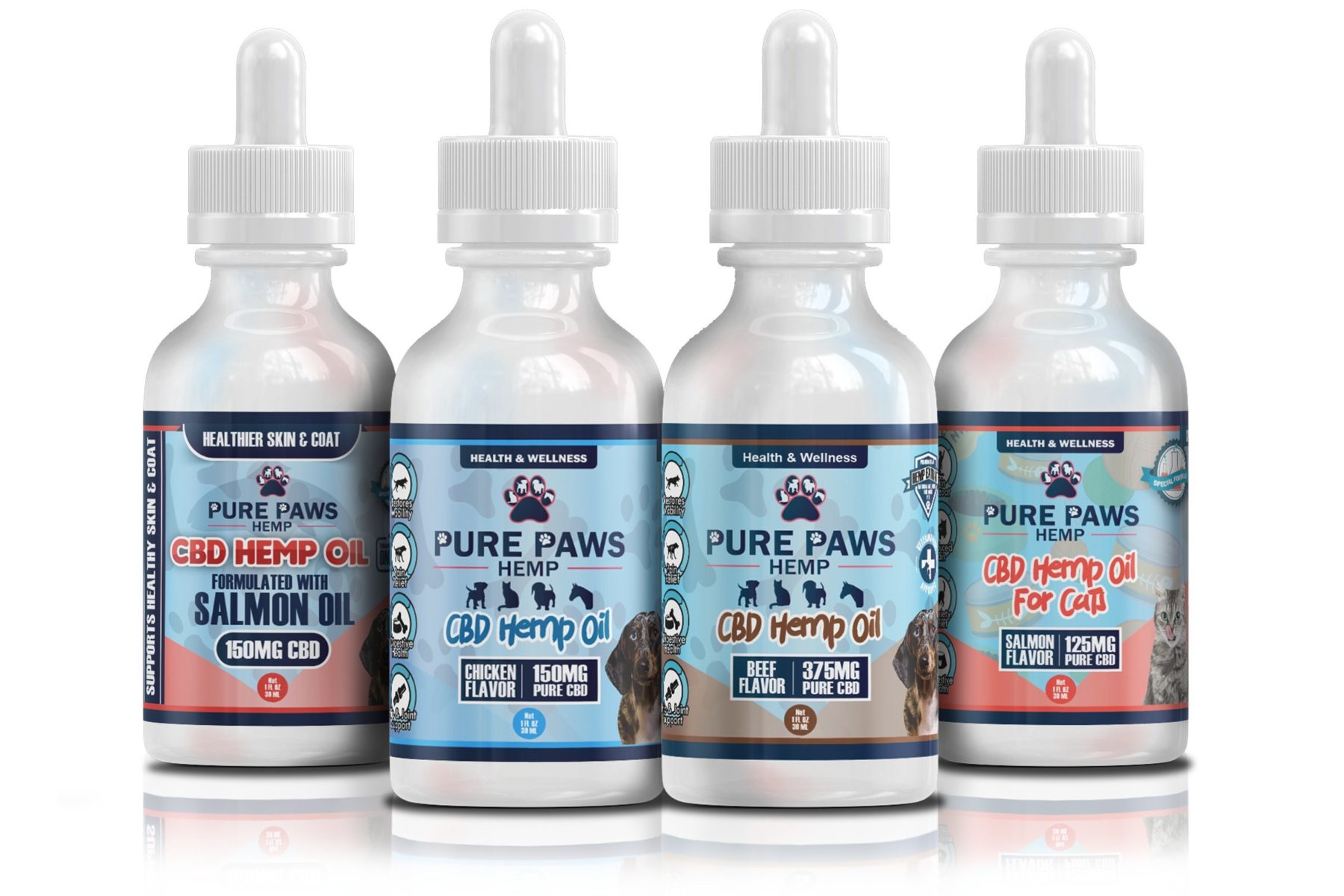 Pure Paws Hemp is a team of animal lovers passionate about natural health care for pets. We conduct independent third-party lab tests to verify the purity of our products. With Pure Paws Hemp, we designed a unique, human-grade product line that will help your pets look and feel their best. Our products contain no unnecessary chemicals and include CBD dog biscuits, paw butter, pet shampoo, pet oil, and cat oil.