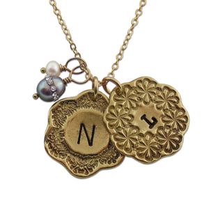 Callista Charm Initial Necklace from Isabelle Grace