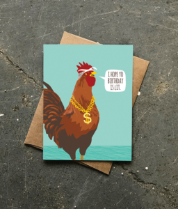 Lit Birthday Card from Modern Printed Matter