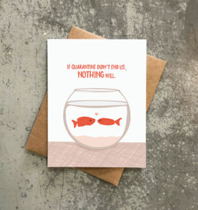 Quarantine Fish Card from Modern Printed Matter