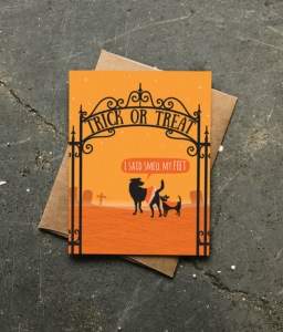 Smell My Feet Card from Modern Printed Matter