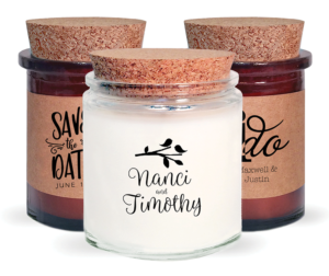 Personalized Candle from Seaglow Candle