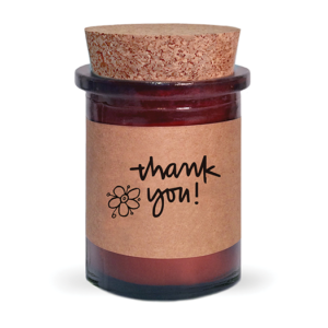 Thank You Candle from Seaglow Candle Seaglow Candle Company