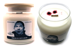 Dracula's Cozy Crypt Soy Candle from Shining Sol Candle Company