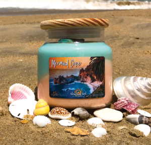 Mermaid Cove Soy Candle from Shining Sol Candle Company