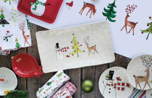 Whimsy Winter Linens & Ceramics from The LANG Companies