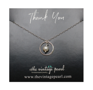 Thank You Necklace from The Vintage Pearl