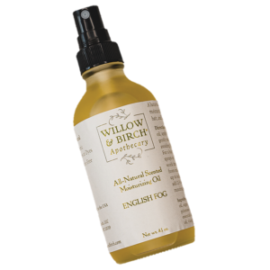 English Fog Moisturizing Oil from Willow Birch Apothecary