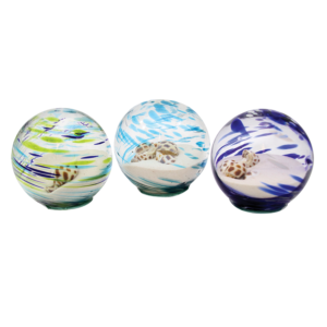 Beach Orb With Sand & Shells from Willow Street Designs by dei