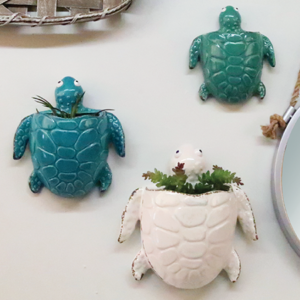 Sea Turtle Wall Vase from Willow Street Designs by dei