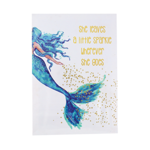 Mermaid Little Sparkle Wall Sign from Willow Street Designs by dei
