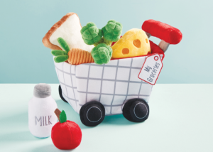 My Groceries Plush Set from Mud Pie