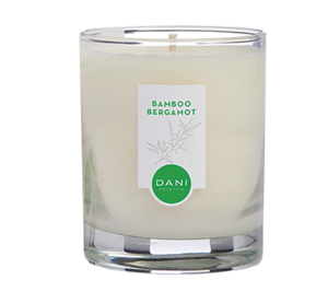 Bamboo Bergamot Candle from DANI Naturals