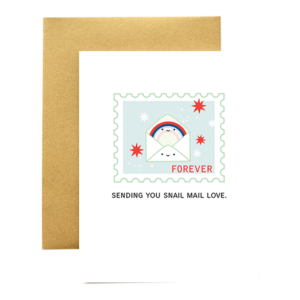 FOREVER Sending snail Mail Love Card from ilootpaperie