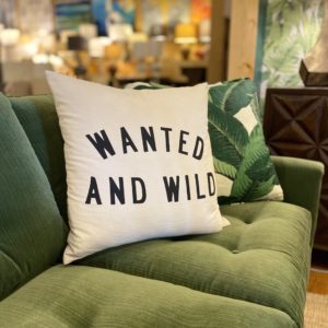 Leon & Lulu Wanted and Wild pillow