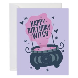 Happy Birthday Witch Card from Parcel Island