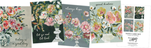 Botanical Note Card Set from Primitives by Kathy